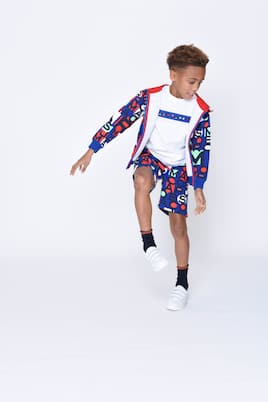 Logo cotton shorts | Marc Jacobs Kids