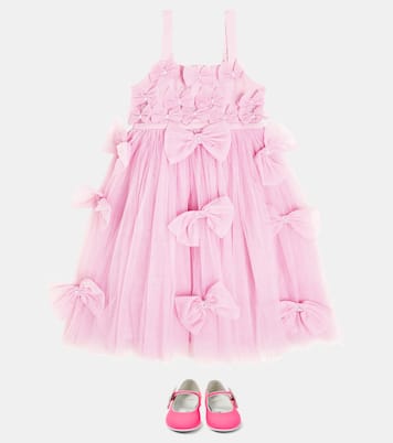 Melodie Pensée leather ballet flats | Christian Louboutin Kids