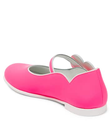 Melodie Pensée leather ballet flats | Christian Louboutin Kids