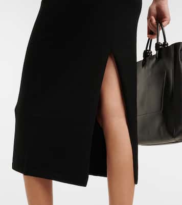Turtleneck wool-blend midi dress | Toteme