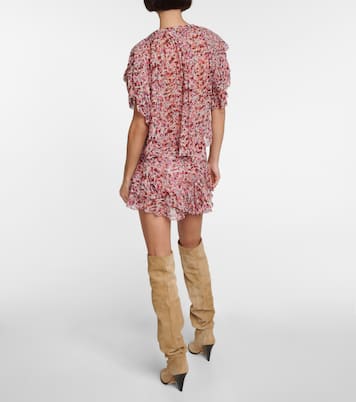 Fapani printed georgette top | Marant Etoile