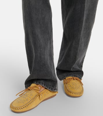 Freen embellished suede moccasins | Isabel Marant
