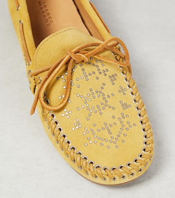 Freen embellished suede moccasins | Isabel Marant