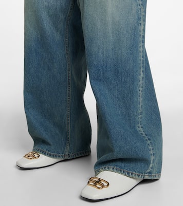 Cosy BB croc-effect leather mules | Balenciaga