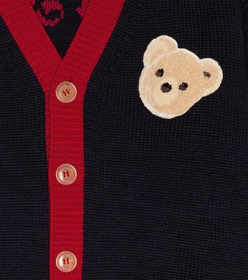 Cardigan aus Wolle | Palm Angels Kids