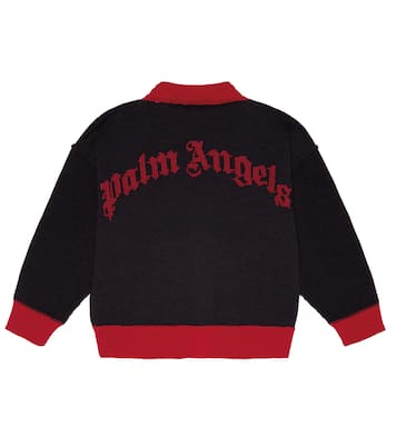 Cardigan aus Wolle | Palm Angels Kids