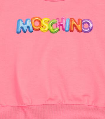 Bebé - sudadera de algodón con logo | Moschino Kids