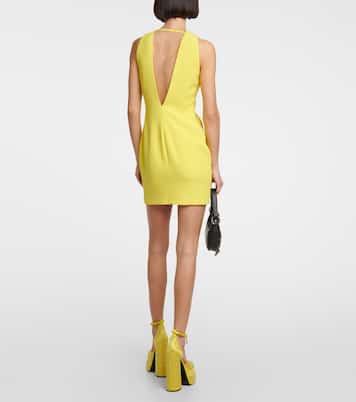 Robe Safety Pin en soie | Versace