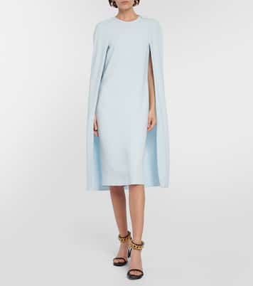 Cape cady midi dress | Stella McCartney