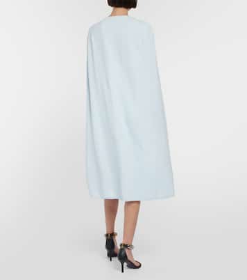 Cape cady midi dress | Stella McCartney