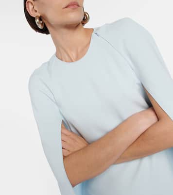 Cape cady midi dress | Stella McCartney