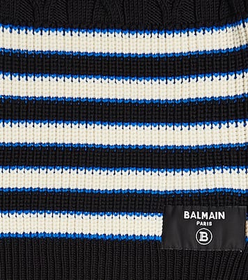 Pullover in lana a righe | Balmain Kids
