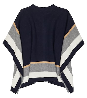 Poncho en coton et laine | Chloé Kids