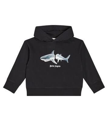 Felpa in jersey di cotone con cappuccio | Palm Angels Kids