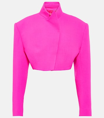 Cropped wool jacket  | Alexandre Vauthier