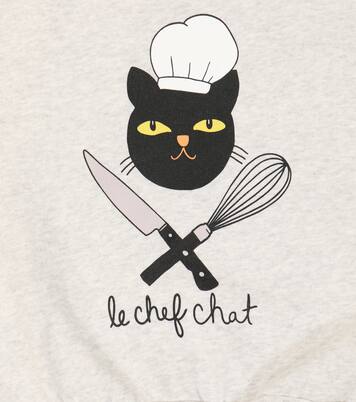 Sudadera Chef Cat de jersey de algodón | Mini Rodini