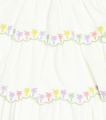 Abito August in cotone con ricami | Zimmermann Kids