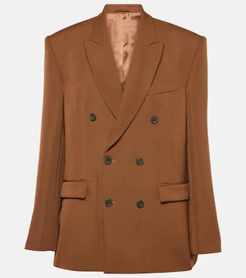 Blazer doppiopetto in lana | Wardrobe.NYC