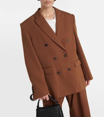 Blazer doppiopetto in lana | Wardrobe.NYC