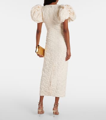 Robe de mariée en jacquard à fleurs | Rotate