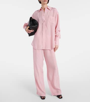 Weite High-Rise-Hose | Victoria Beckham