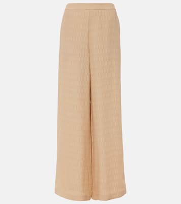 Gibellina Mawn silk-blend wide-leg pants | Joseph