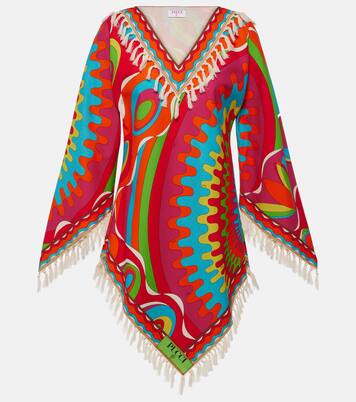 Bersaglio fringed cotton kaftan | Pucci