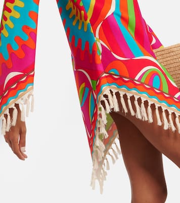 Bersaglio fringed cotton kaftan | Pucci