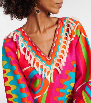 Bersaglio fringed cotton kaftan | Pucci