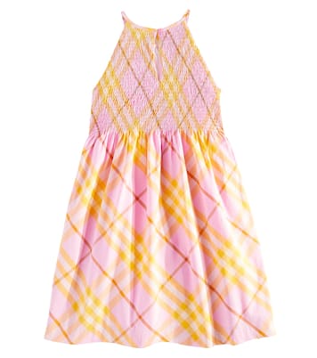Abito in cotone Burberry Check | Burberry Kids