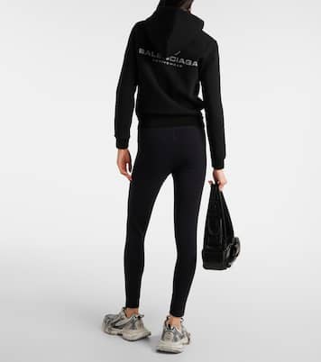 Sudadera con capucha en mezcla de algodón | Balenciaga