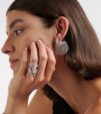 Y-Not - Anello in oro bianco 18kt con diamanti | Yeprem