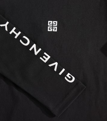 T-shirt in jersey di cotone con logo | Givenchy Kids