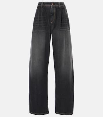 Jeans a gamba larga | Brunello Cucinelli