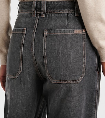 Jeans a gamba larga | Brunello Cucinelli