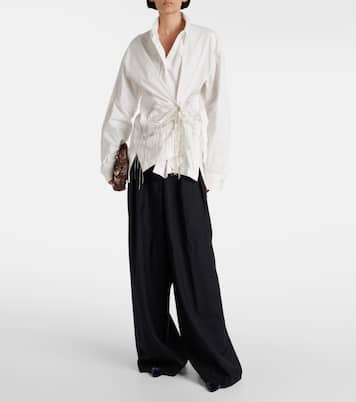 Hemd aus Baumwolle mit Kristallen | Dries Van Noten
