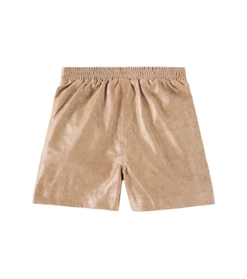 Ronie metallic leather shorts | Donsje