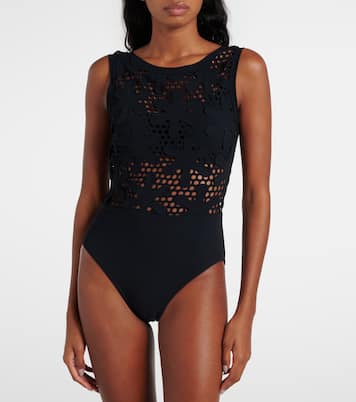 Aster embroidered swimsuit | Karla Colletto