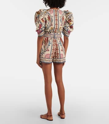 Combi-short Romantic Lightness en coton | Farm Rio