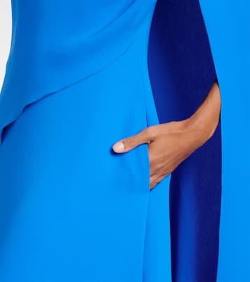 Robe longue en soie mélangée | Oscar de la Renta
