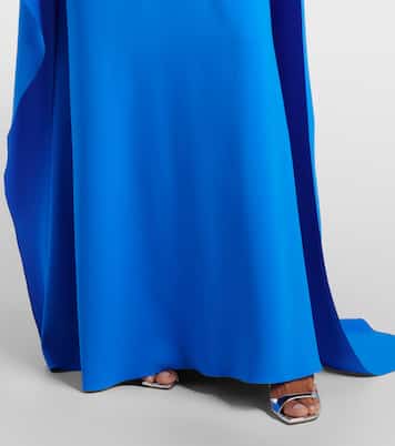 Robe longue en soie mélangée | Oscar de la Renta
