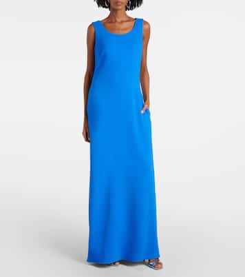 Robe longue en soie mélangée | Oscar de la Renta