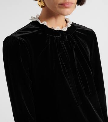 Robe en velours | Ganni