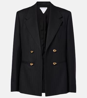 Knot striped wool blazer | Bottega Veneta