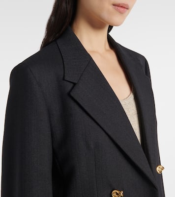 Knot striped wool blazer | Bottega Veneta