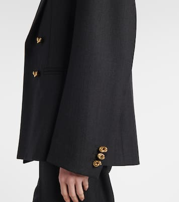 Knot striped wool blazer | Bottega Veneta