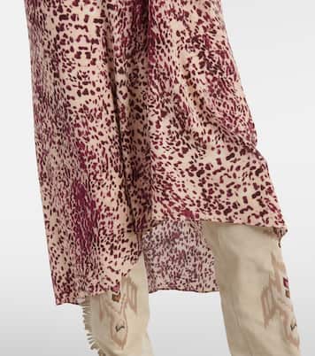 Abito midi Albini in misto seta | Isabel Marant