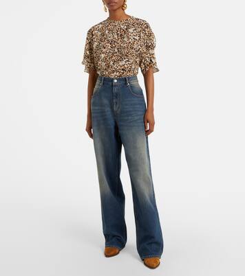 Jean ample Joanny à taille mi-haute | Isabel Marant