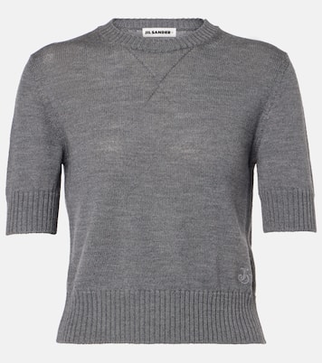 T-shirt en laine vierge | Jil Sander