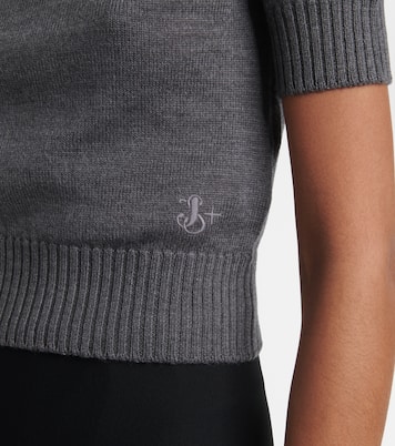 T-shirt en laine vierge | Jil Sander